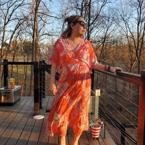 Vici Floral Dress Large